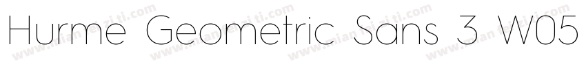 Hurme Geometric Sans 3 W05 SmBd字体转换